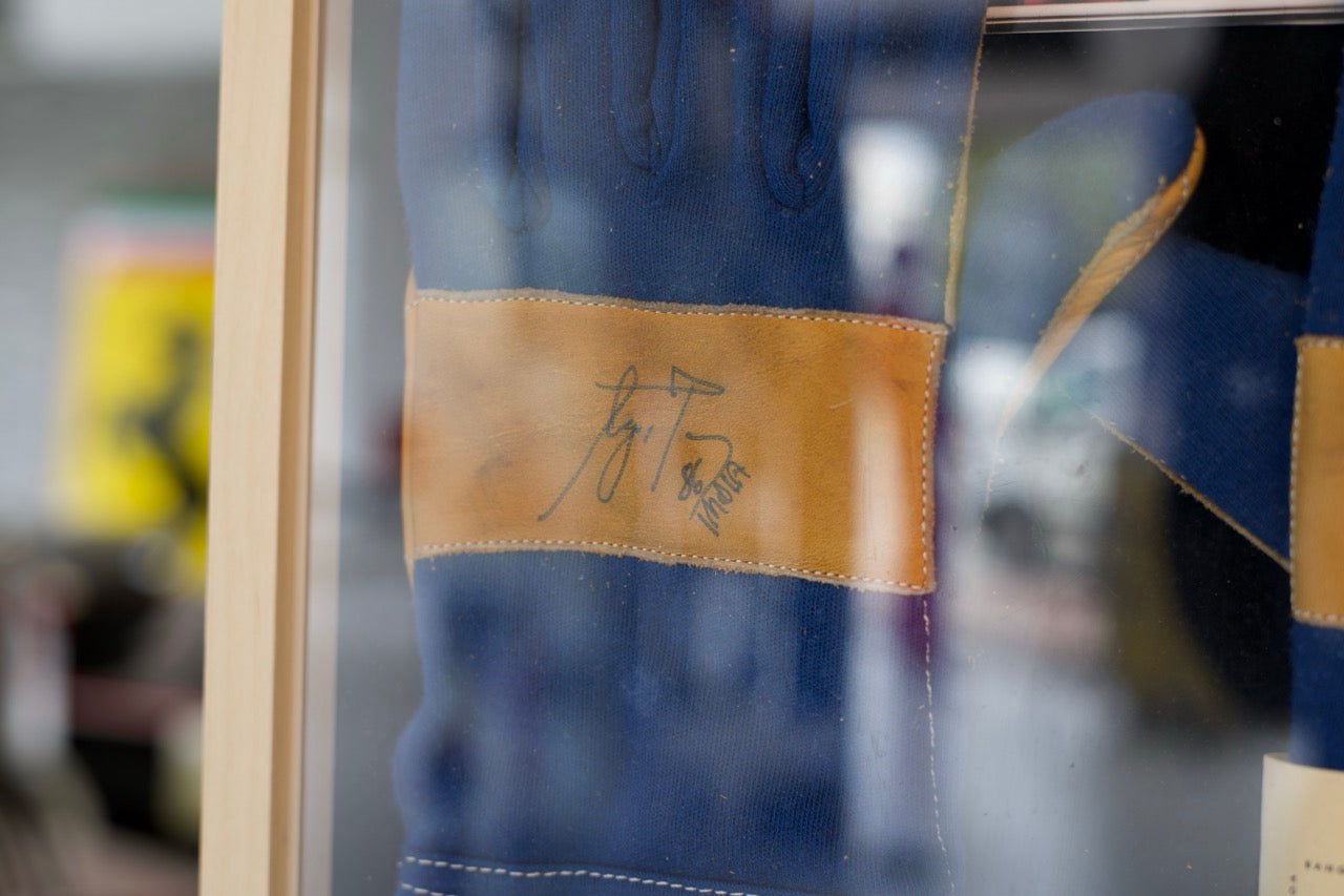 1986 Ayrton Senna Imola Race Used Gloves