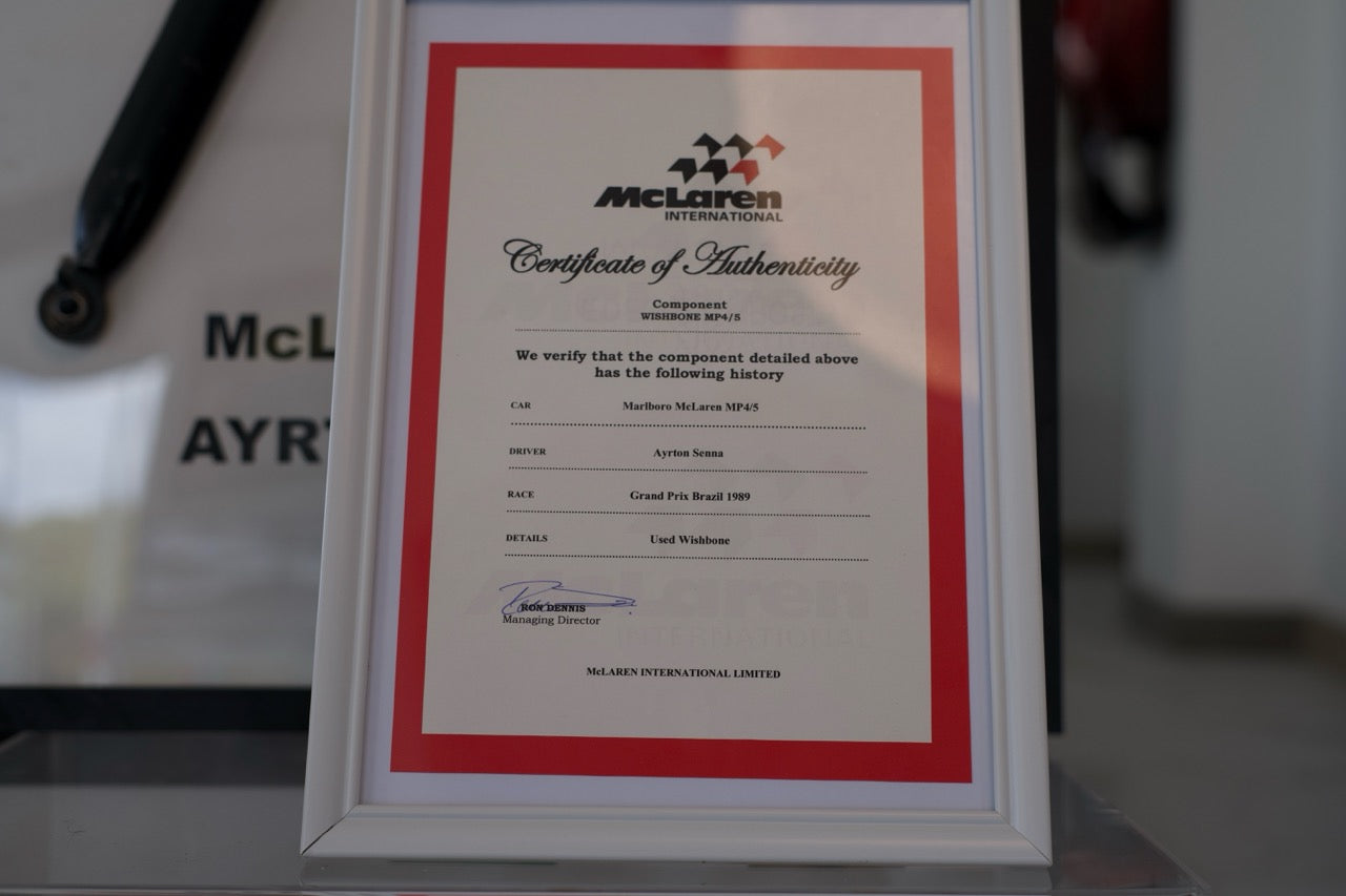 Ayrton Senna 1989 McLaren MP4/5 Wishbone
