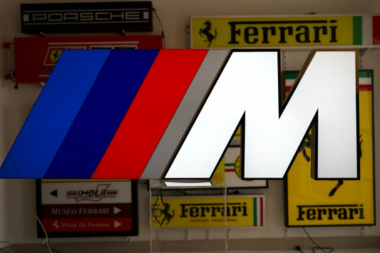 2000s BMW M Power Illuminated Sign