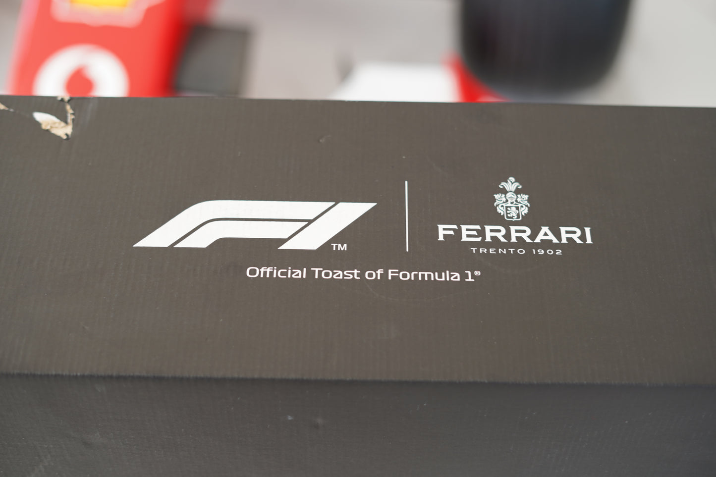 2021 Spanish GP Official Ferrari Trento Podium Bottle Signed by Hamilton, Verstappen & Bottas