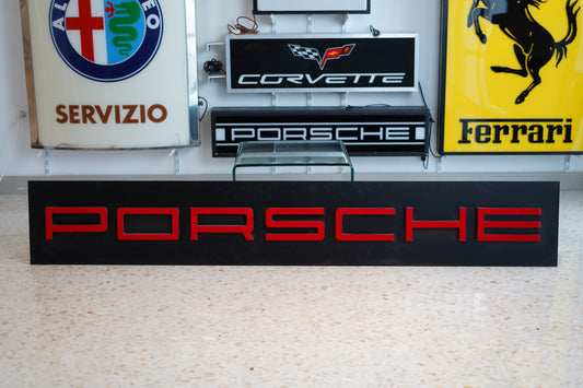 2020 Porsche very long dealership letters sign