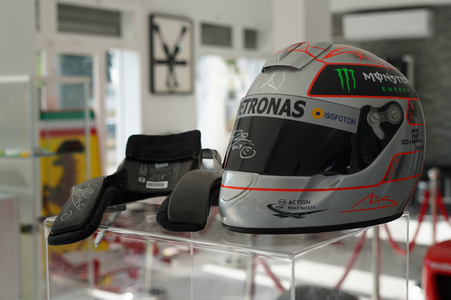 Michael Schumacher Mercedes-AMG Formula 1 Schuberth Signed Replica Helmet