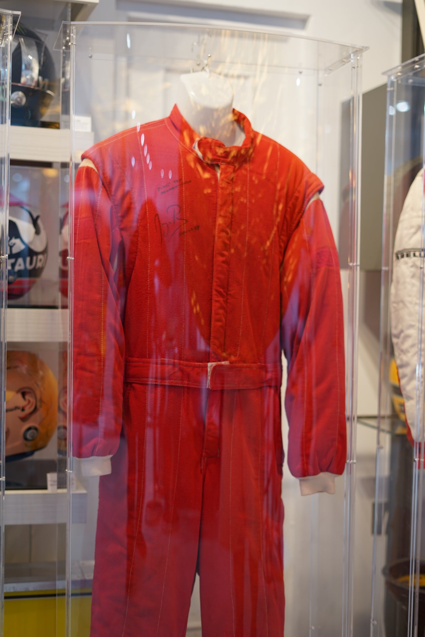 1987 Ayrton Senna signed McLaren test used suit
