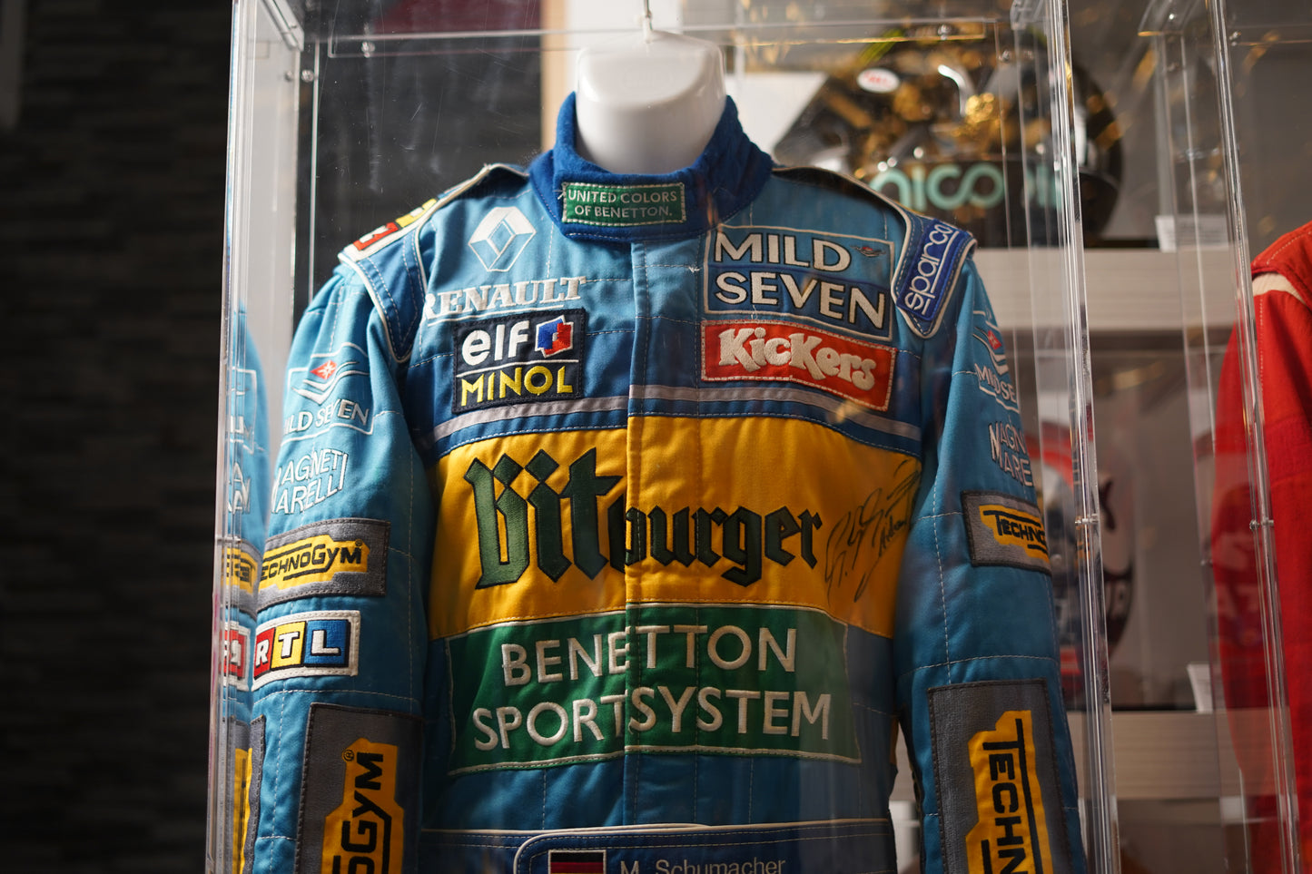 1995 Michael Schumacher Race Used Suit – Benetton F1, Pacific Grand Prix, Signed
