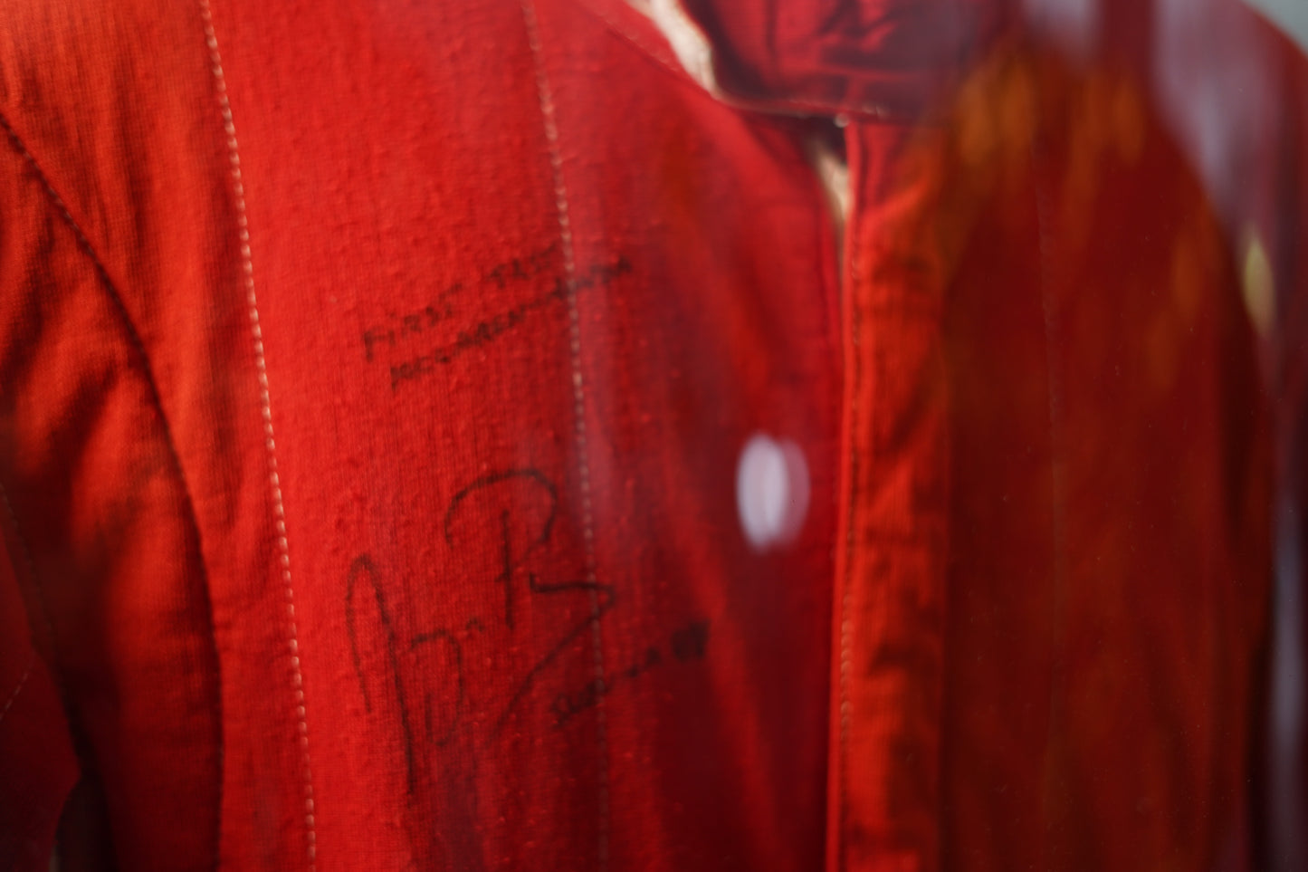 1987 Ayrton Senna signed McLaren test used suit