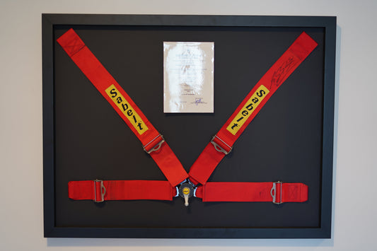 2003 Ferrari F2003 Sabelt Harness Signed by Michael Schumacher