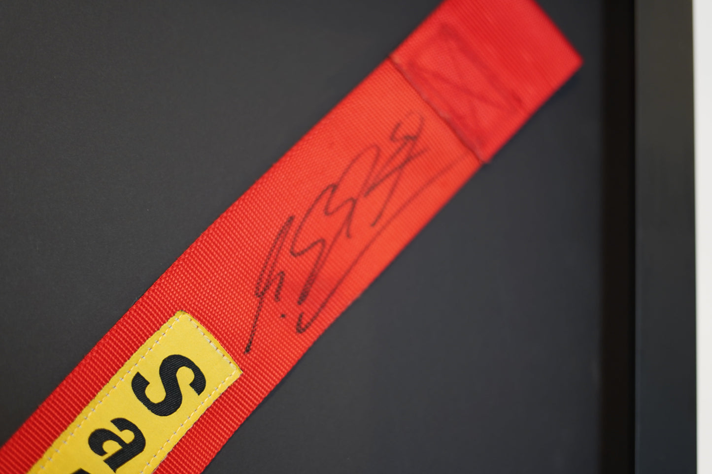 2003 Ferrari F2003 Sabelt Harness Signed by Michael Schumacher