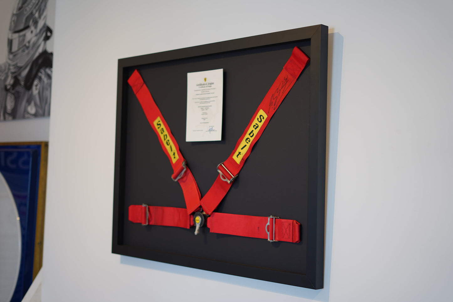 2003 Ferrari F2003 Sabelt Harness Signed by Michael Schumacher