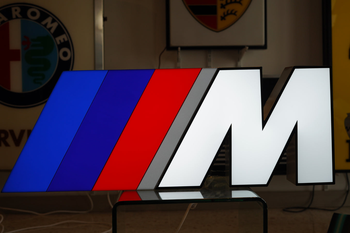 2000s BMW M Power Illuminated Sign