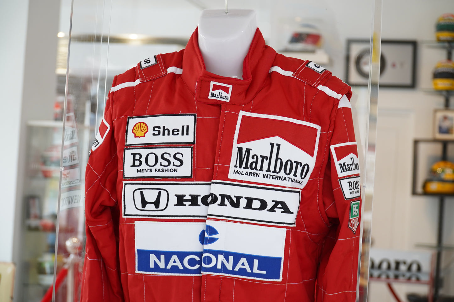 Ayrton Senna McLaren-Honda Replica Display Set