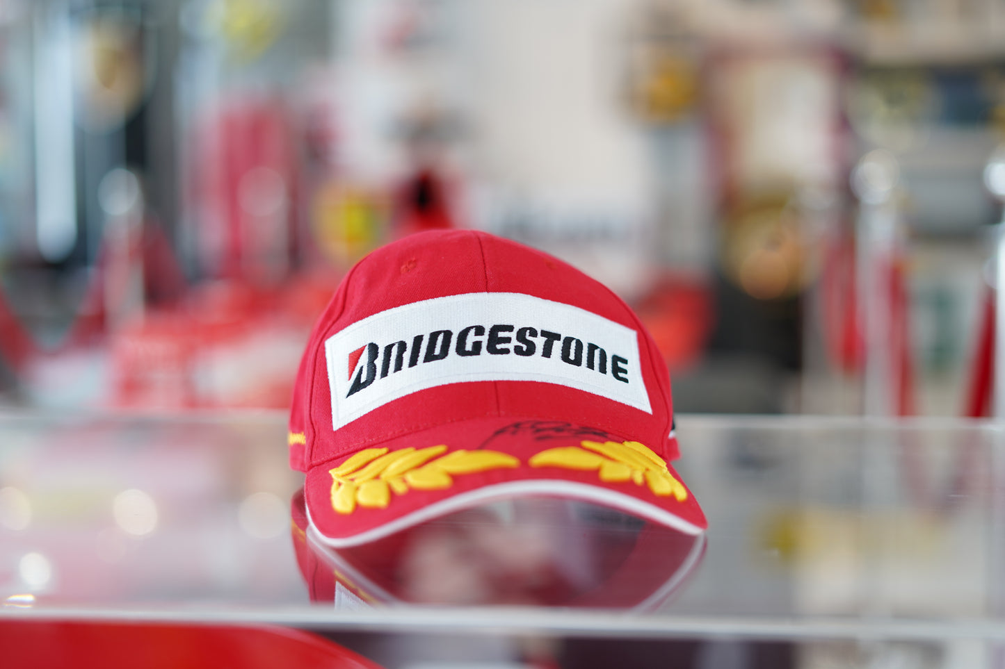 Michael Schumacher Signed Bridgestone Hat