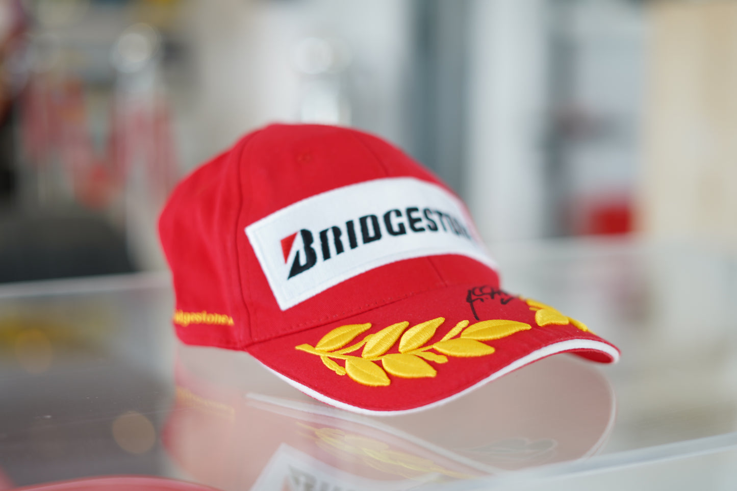 Michael Schumacher Signed Bridgestone Hat