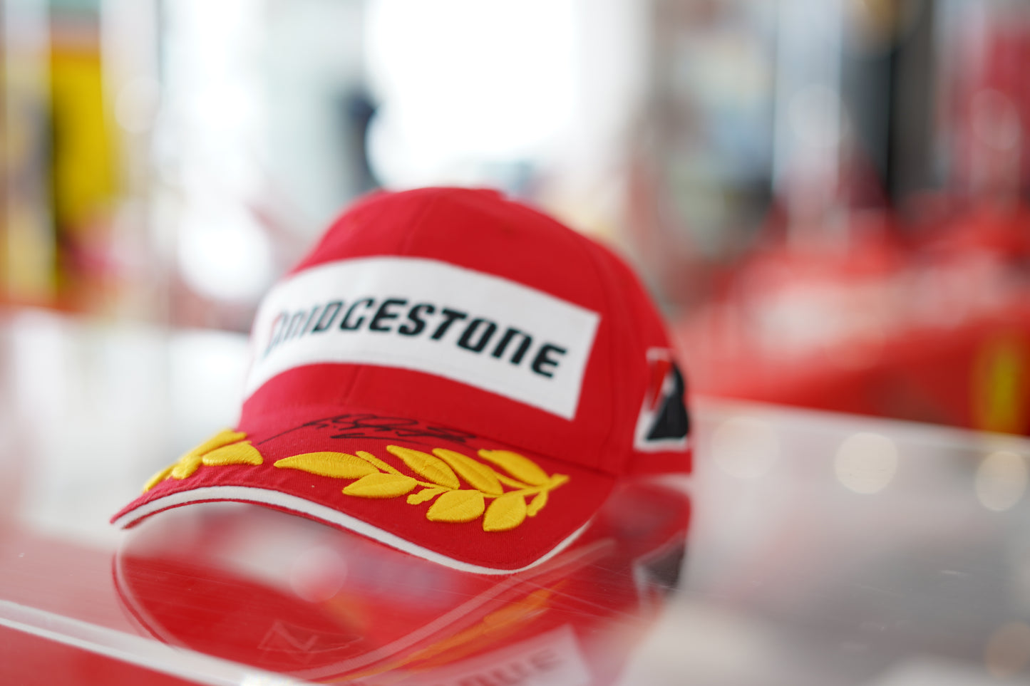 Michael Schumacher Signed Bridgestone Hat