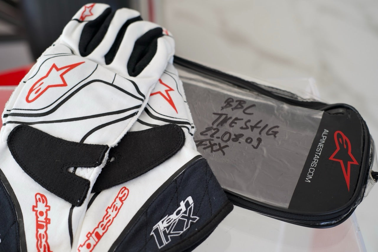2009 The Stig Michael Schumacher gloves, shoes and helmet set