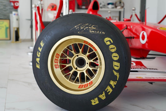1996 Michael Schumacher BBS / GoodYear Ferrari race used tire