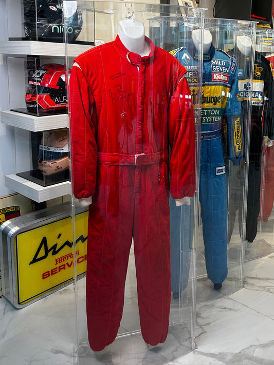 1987 Ayrton Senna signed McLaren test used suit