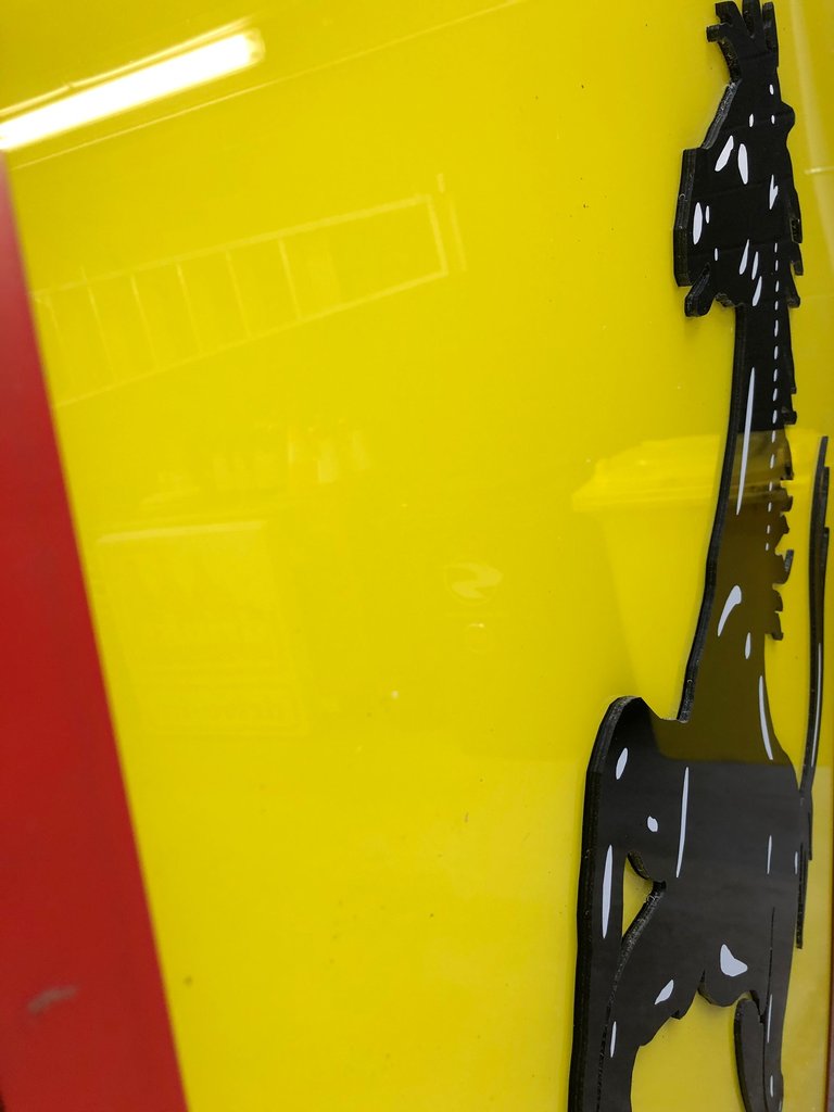 2015 Ferrari XXL official illuminated sign used by Ferrari for 3 auto show