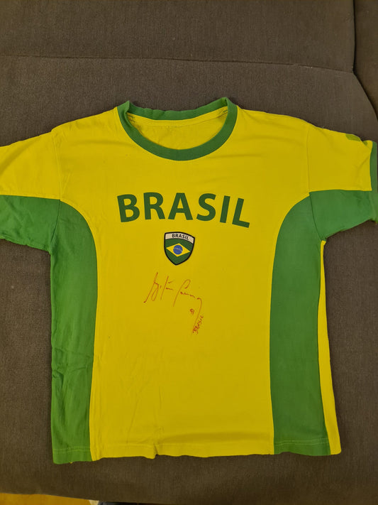1991 Ayrton Senna personal soccer jersey