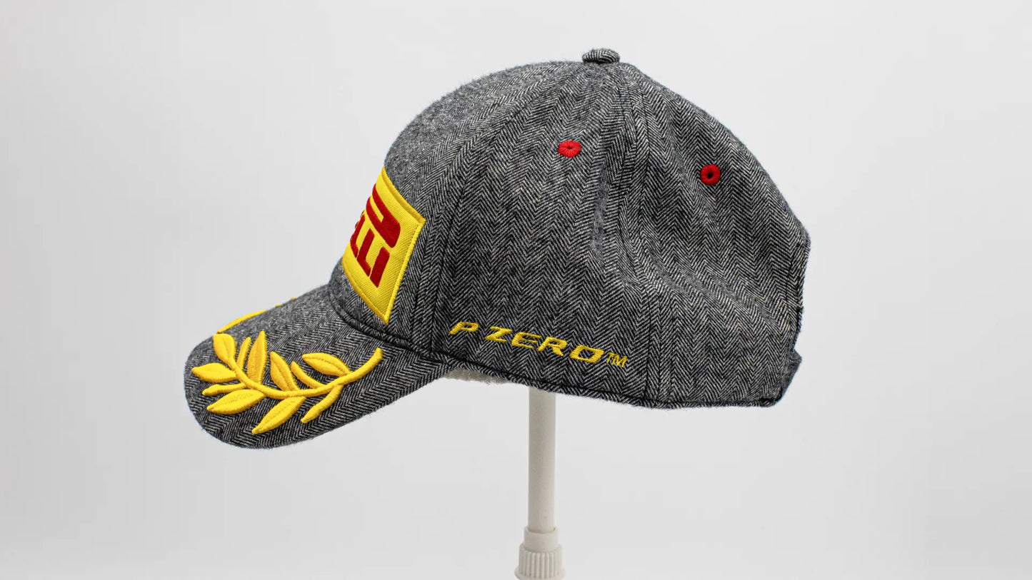 2021 Lewis Hamilton | Signed Ferrari Trento 1st Place Champagne Bottle and Silverstone Podium Cap