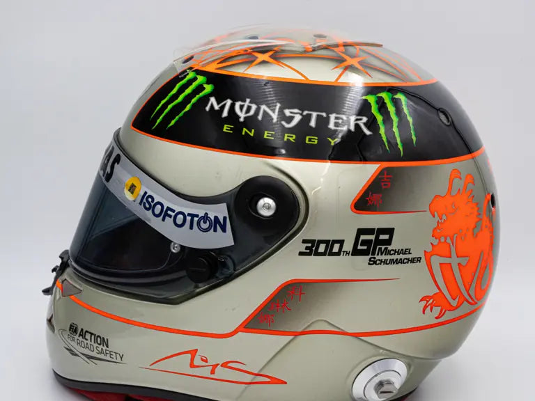 2011 Michael Schumacher Mercedes-AMG Formula 1 Schuberth Replica Helmet