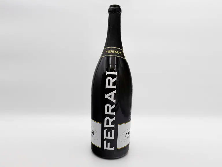 2021 Lewis Hamilton | Signed Ferrari Trento 1st Place Champagne Bottle and Silverstone Podium Cap