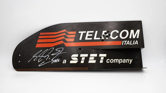 1996 Michael Schumacher Ferrari F310 Carbon Fibre Side Pod Panel Signed
