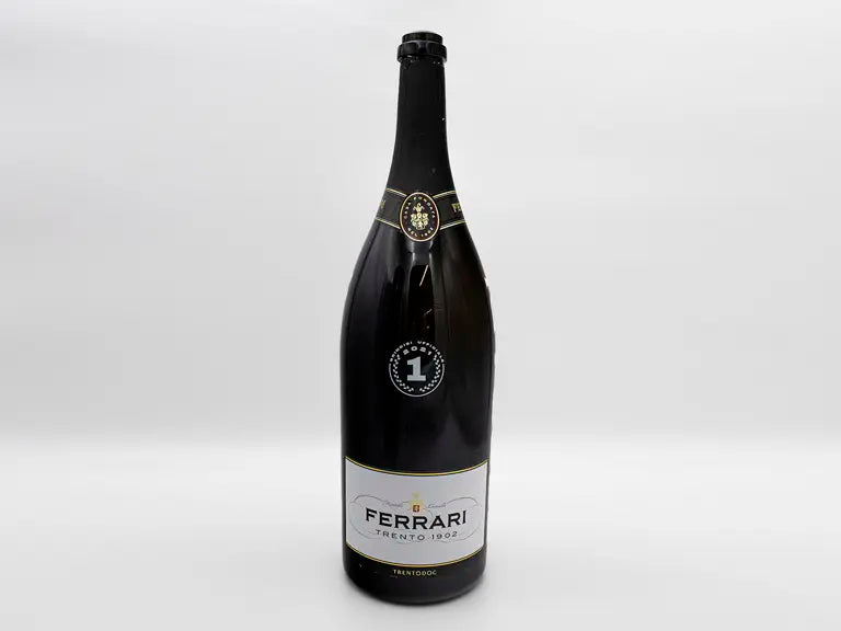 2021 Lewis Hamilton | Signed Ferrari Trento 1st Place Champagne Bottle and Silverstone Podium Cap