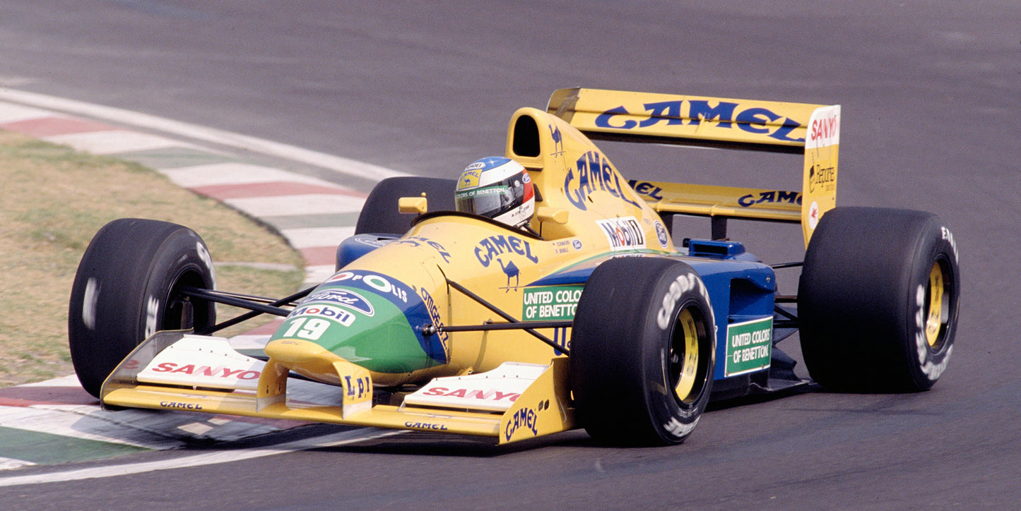 1991 Michael Schumacher Benetton  B191B rear wing signed
