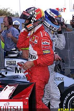 1998 Michael Schumacher Suzuka GP Chromed Bell replica helmet signed
