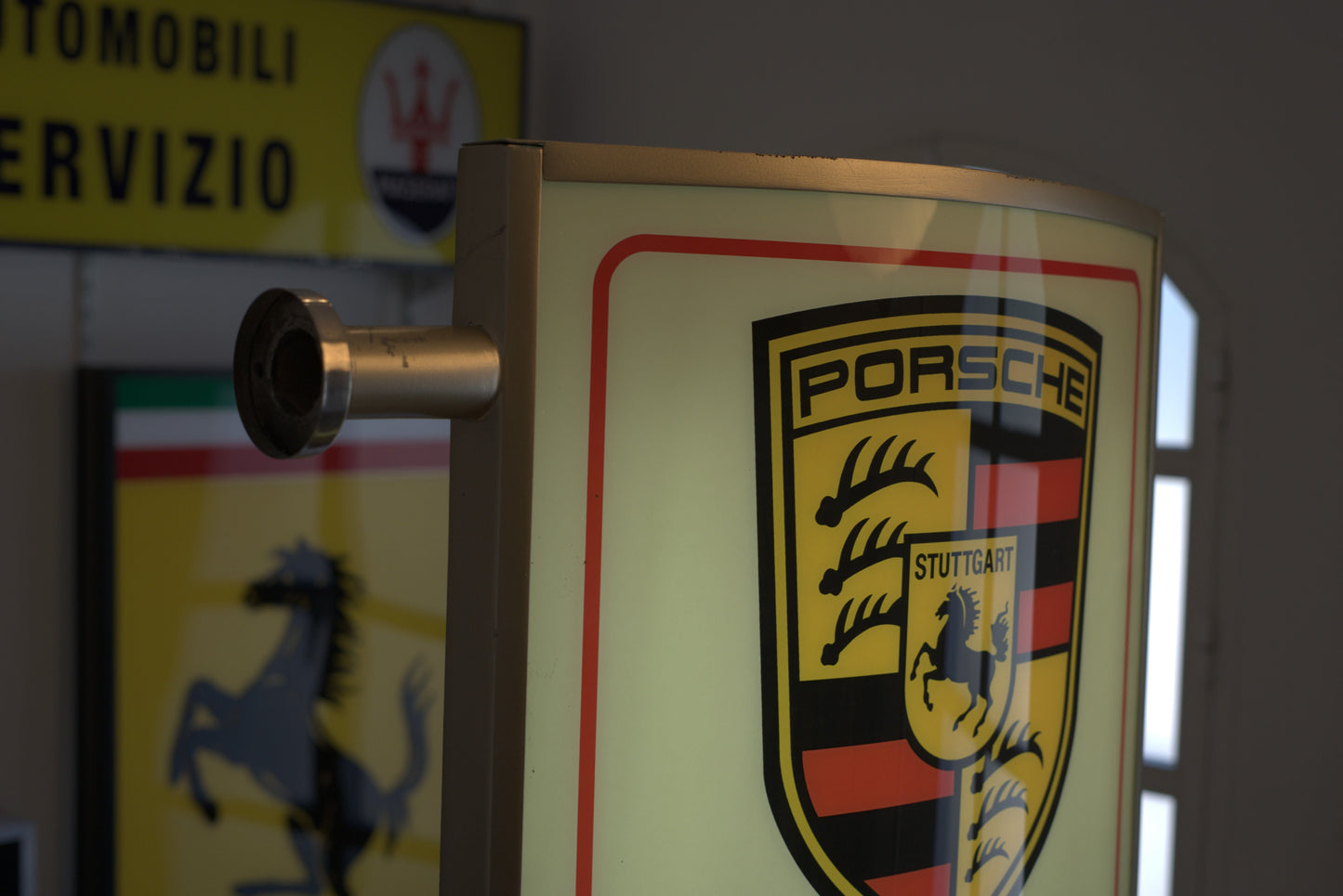 2000s Porsche 50 Jahre Anniversary Double-sided Illuminated Sign